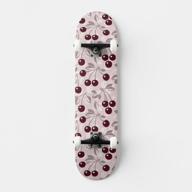 Skateboard Modelez avec les cerises 2 (Recto)