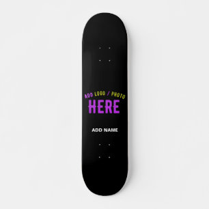 SKATEBOARD MODERNE ET MODERNE PERSONNALISABLE NOIR VÉRIFIÉ