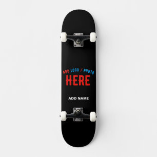 SKATEBOARD MODERNE ET MODERNE PERSONNALISABLE NOIR VÉRIFIÉ