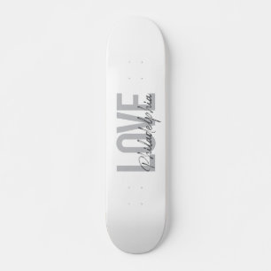 Skateboard Moderne, simple, cool, design Amour Philadelphie