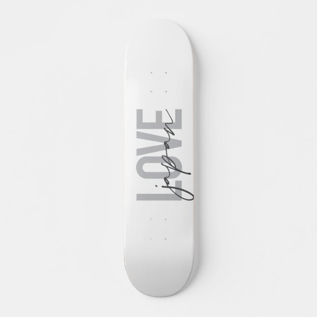 Skateboard Moderne, simple, cool, design urbain Aimer Japon (Devant)