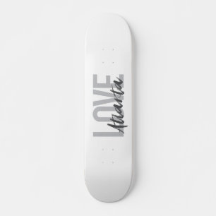 Skateboard Moderne, simple, cool, design urbain Love Atlanta