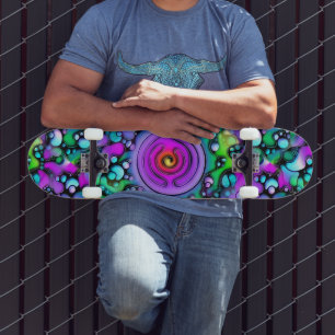 Skateboard Modes de vie - Art Neurographique Motif 2