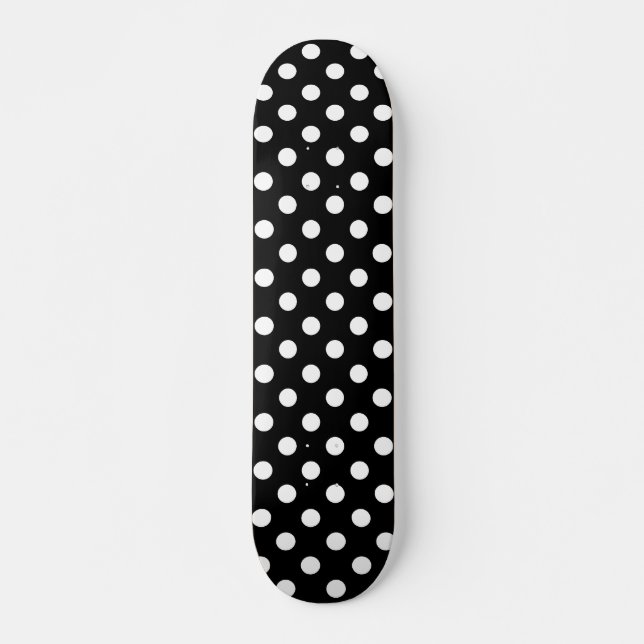 Skateboard Modifier Pois gris N'importe quelle couleur Clique (Devant)
