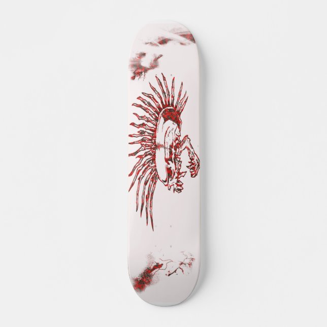Skateboard Mohawk flamboyant (Devant)