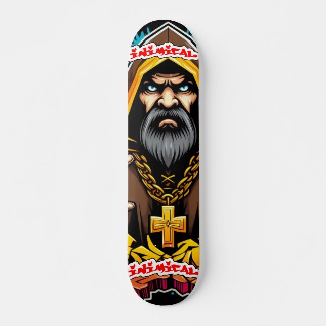 Skateboard Moine Mad (Devant)