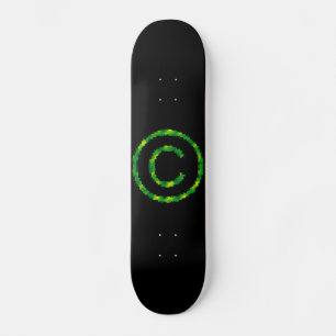 Skateboard Mon propre droit d'auteur - Cryptic Green