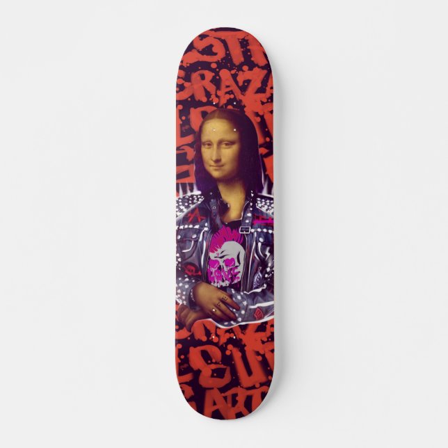 Skateboard Mona Lisa (Devant)