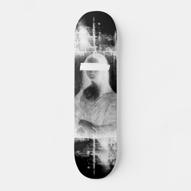 Skateboard Mona Lisa aveugle (Recto)