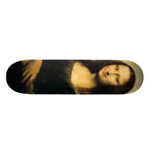Skateboard Mona-Lisa-peinture