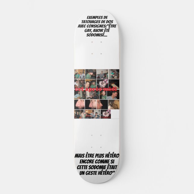 Skateboard monde (Recto)