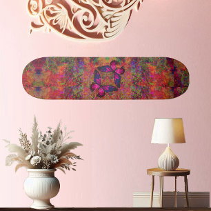 Skateboard Monde de l'Imaginaire papillon