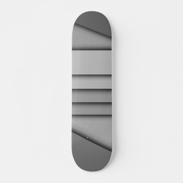 Skateboard Monochrome moderne (Devant)