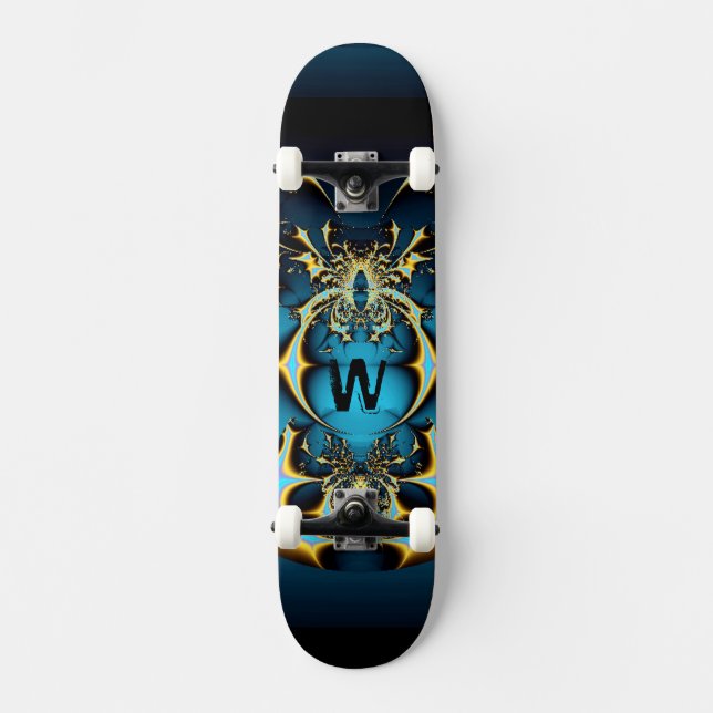 Skateboard Monogramme de balle mystique (Recto)