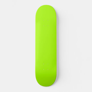 Skateboard monogramme de mode vert néon