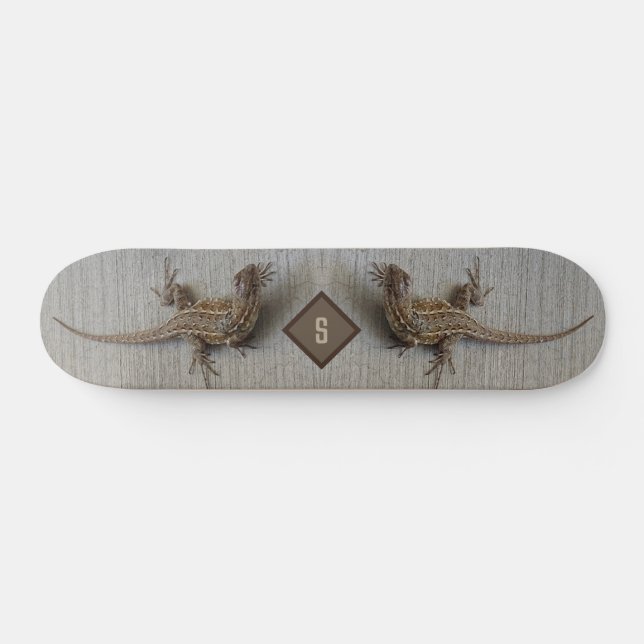 Skateboard Monogramme Lizard Double (Horz)