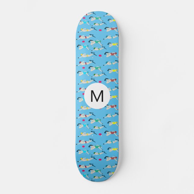 Skateboard Monogramme Octopush (Recto)