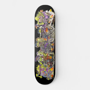Skateboard Monster Rally SPOOK RODS Skate Deck