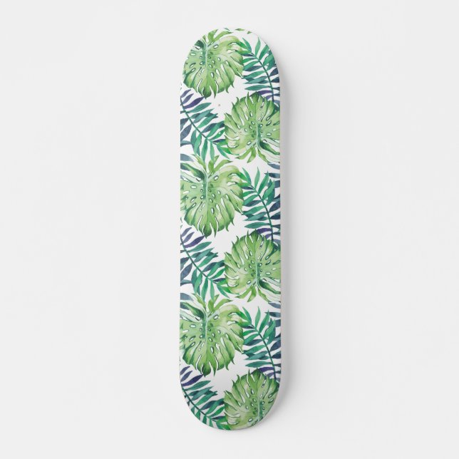 Skateboard Monstera deliciosa Hawaiian (Devant)