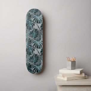 Skateboard Monstera Palm Leo Imprimé Animal Glam 2