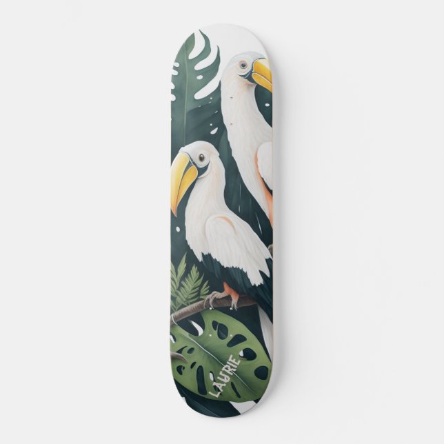 Skateboard Monstère Toucan personnalisé (Recto)