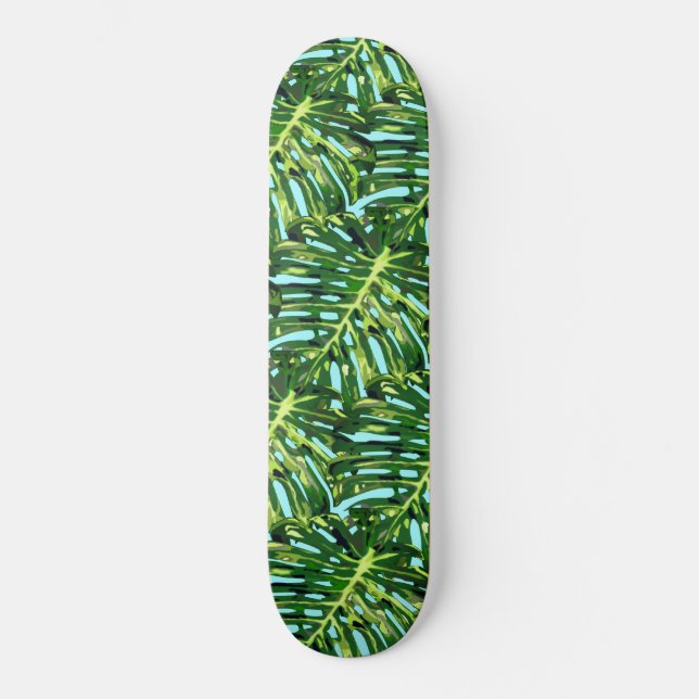 Skateboard Monstère tropicale Feuilles - Nature Travel (Recto)