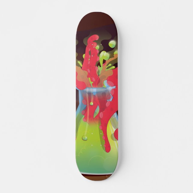 Skateboard Monstre de fiole d'expérimentation scientifique (Devant)