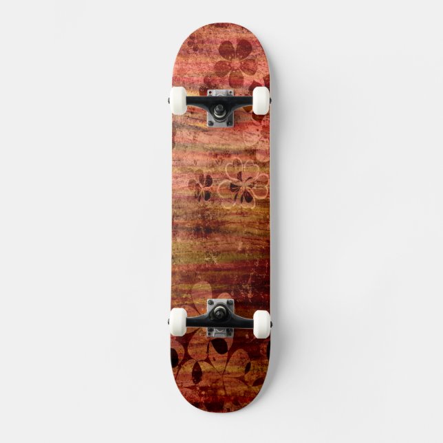 Skateboard Mont Floral (Recto)