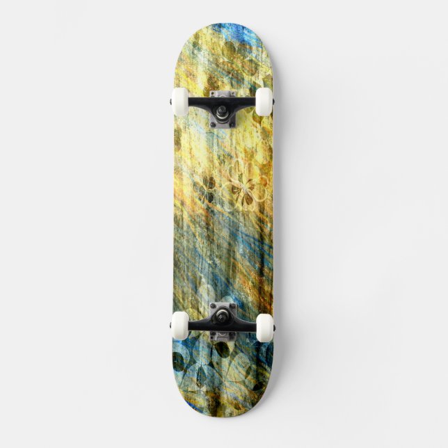 Skateboard Mont Floral (Recto)