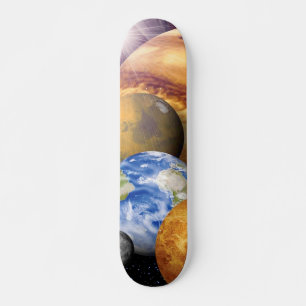Skateboard Montage de planètes du système solaire NASA JPL Ph