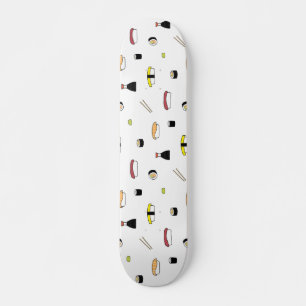 Skateboard Montage de sushis illustré Maki Nigiri Motif alime