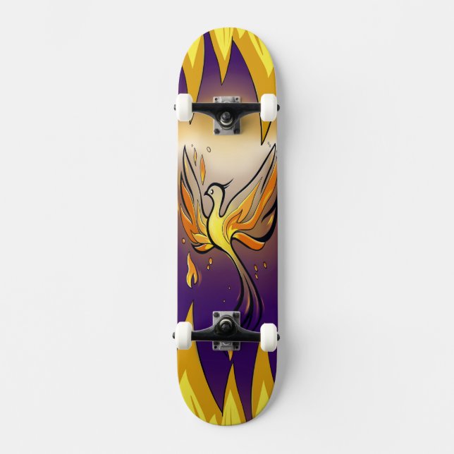 Skateboard Montée de Phoenix – Planche à roulettes Minimal Fl (Recto)