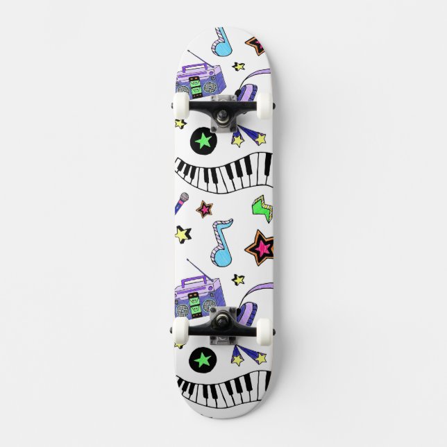 Skateboard Montez la musique (Recto)