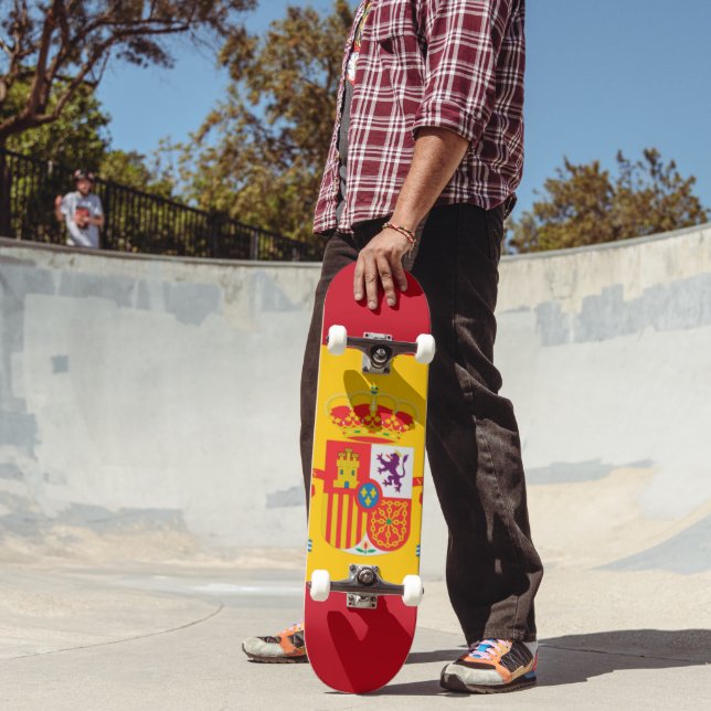 Skateboard Montrez vos couleurs - Espagne (Extérieur 2)