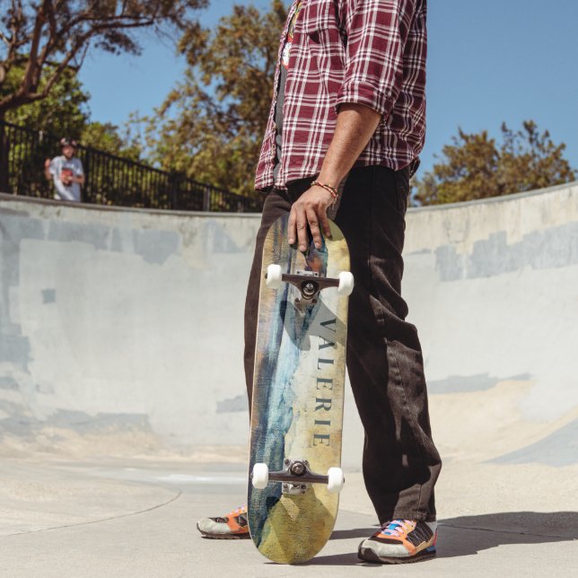 Skateboard Monts du Paradis Magique Art Monogrammé (Extérieur 2)