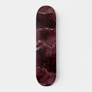 Skateboard Moody Agate   Vin Bordeaux Sangria Merlot Maroon