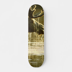 Skateboard Moose Dipping His Head