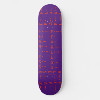 Skateboard "Morse Code I"