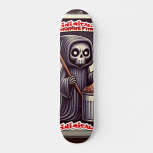 Skateboard Mort de dessin imique