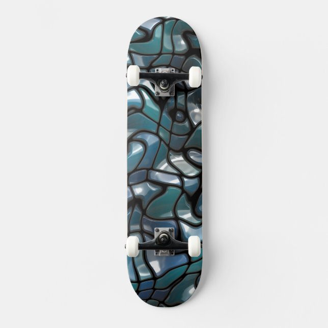 Skateboard Mosaic Mer de Jigscie (Recto)