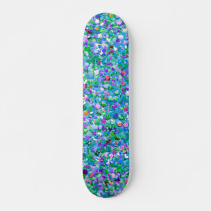 Skateboard Mosaïque multicolore Parties scintillant moderne G