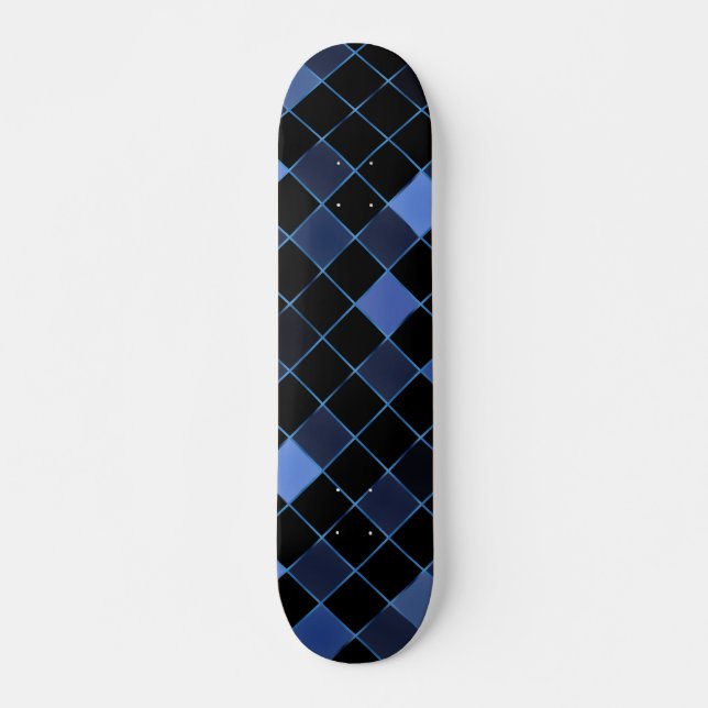 Skateboard Mosaïque sur verre 6 (Devant)