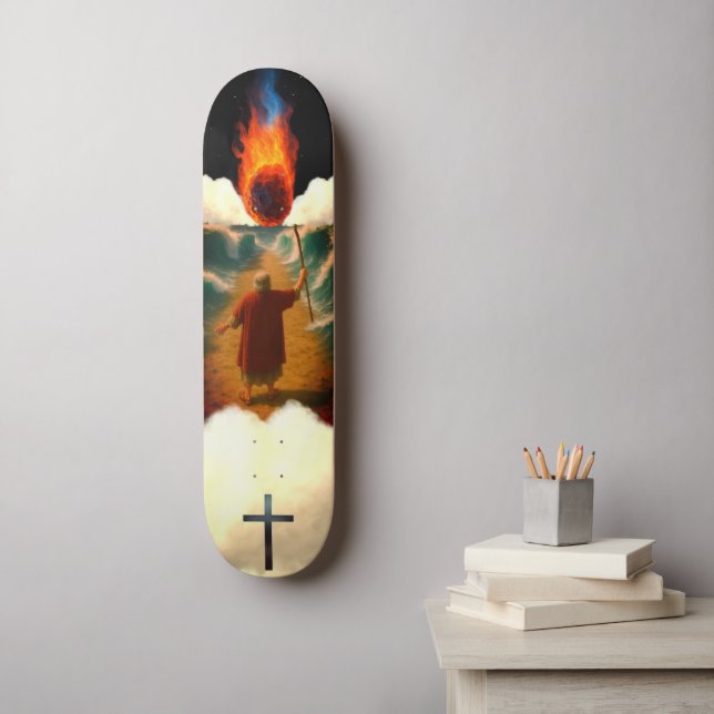 Skateboard Moses and the Red Sea (Art mural)
