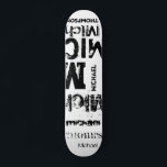 Skateboard Mot Cloud Skat<br><div class="desc">L'effet de ce design de rue tendance basé sur le texte dépend de la longueur de votre nom. Sélectionnez "Cliquez pour customiser plus loin" en bas de la page "Personnalisez ce modèle" pour obtenir le look que vous voulez. Vous pouvez faire de l'arrière - plan et/ou du texte n'importe quelle...</div>