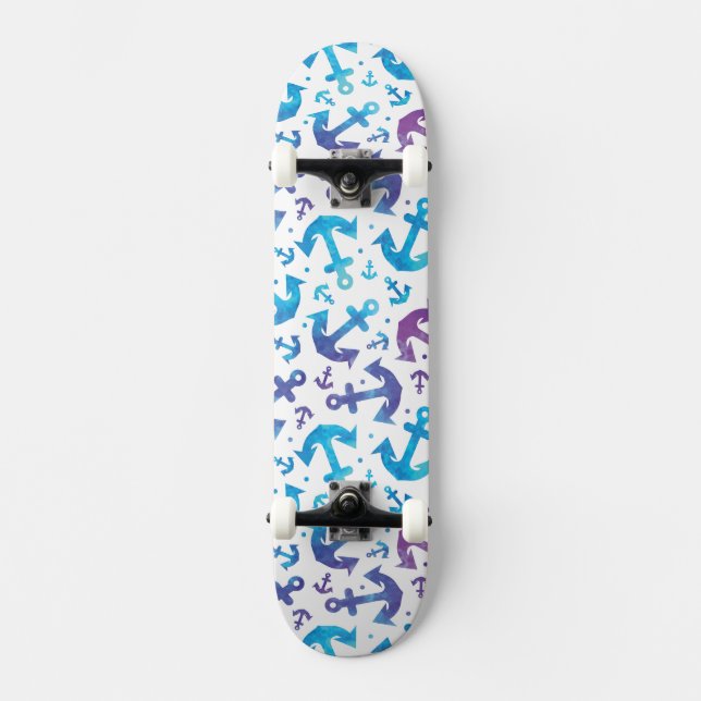 Skateboard Motif 2 d'Ancre de colorant de cravate (Recto)