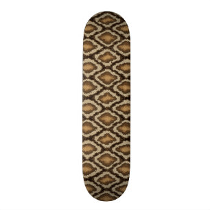 Skateboard Motif 2 de peau de serpent de python