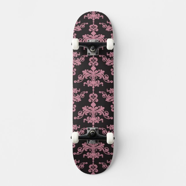 Skateboard Motif 5 de damassé (Recto)