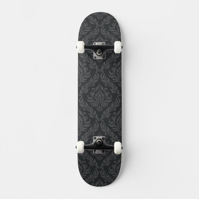 Skateboard Motif 6 de damassé (Recto)