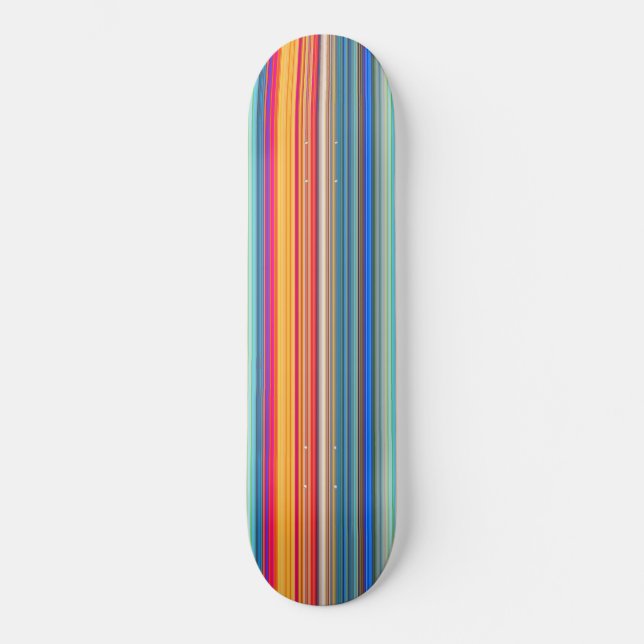 Skateboard Motif à bandes multiples (Recto)