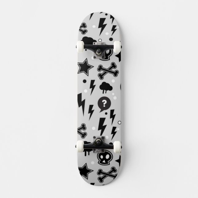 Skateboard Motif à la mode (Recto)